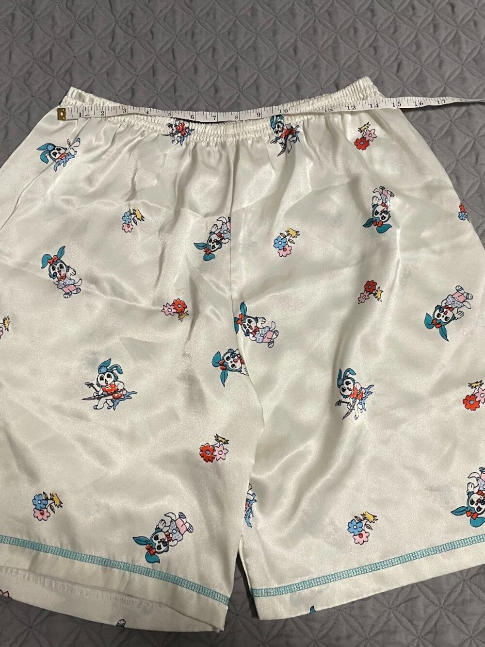 bunny print shorts